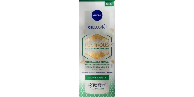 Nivea Luminous Post-Acne sérum proti skvrnám 30 ml                                                                                                                                                                                                        