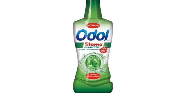 Odol Stoma Paradentol ústní voda 500 ml - bez alkoholu                                                                                                                                                                                                    
