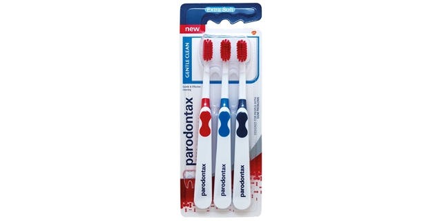 PARODONTAX Gentle Clean Triopack ZK Extra Soft 3ks                                                                                                                                                                                                        