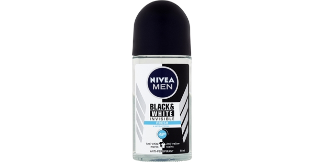 Nivea Men Kuličkový AP B&W Invisible Fresh 50ml                                                                                                                                                                                                           