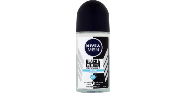 Nivea Men Kuličkový AP B&W Invisible Fresh 50ml                                                                                                                                                                                                           