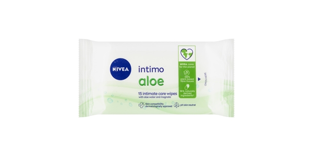 Nivea Ubrousky pro intimní hygienu Aloe 15 ks                                                                                                                                                                                                             