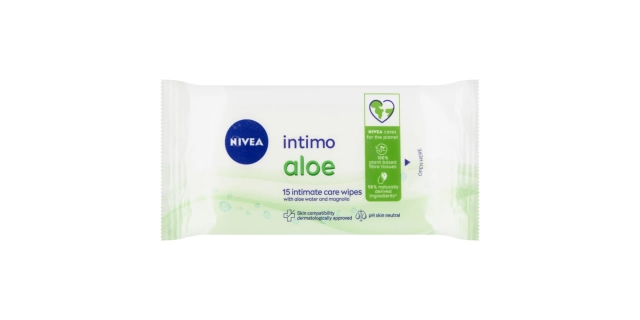 Nivea Ubrousky pro intimní hygienu Aloe 15 ks                                                                                                                                                                                                             