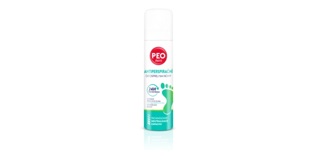PEO Antiperspirační deosprej na nohy 150 ml                                                                                                                                                                                                               