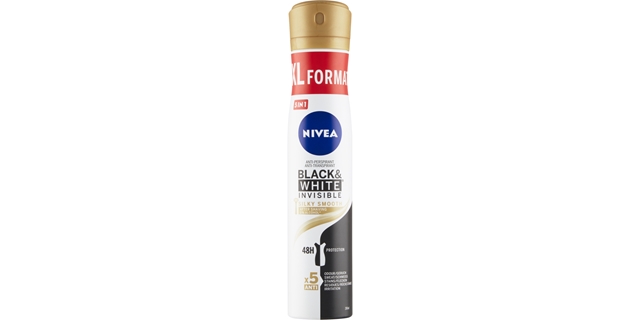 Nivea Sprej AP B&W InvisibleSilkySmooth200ml                                                                                                                                                                                                              