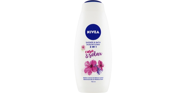 Nivea Sprchový gel a pěna Care&Relax 750ml                                                                                                                                                                                                                