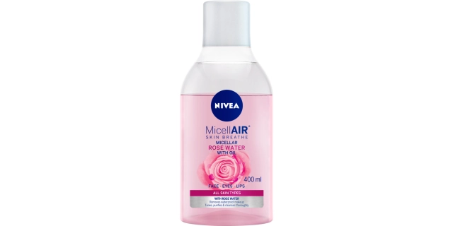 Nivea Micelární voda Rose dvoufázová 400ml                                                                                                                                                                                                                