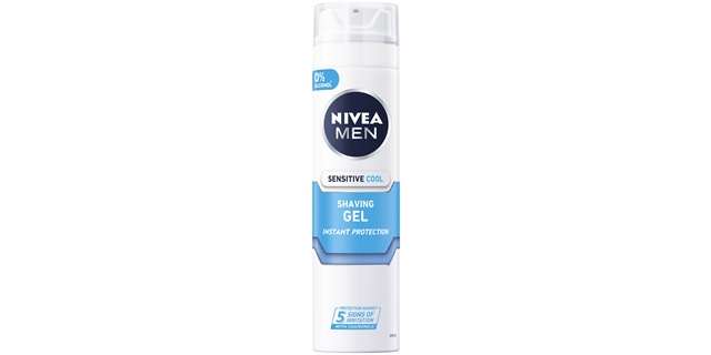 Nivea Men Gel na holení Sensitive Cool 200 ml                                                                                                                                                                                                             
