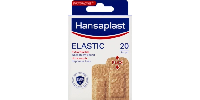 Hansaplast Elastic náplast 20ks                                                                                                                                                                                                                           