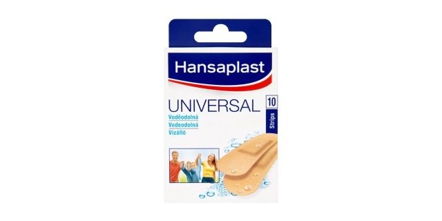 Hansaplast Univ. Voděodolná náplast 10ks                                                                                                                                                                                                                  