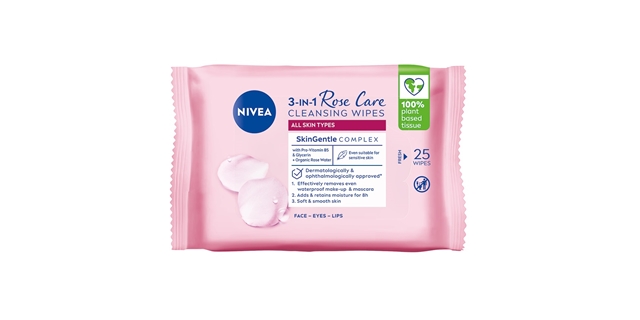 Nivea Čisticí micelární ubrousky Rose 25 ks                                                                                                                                                                                                               