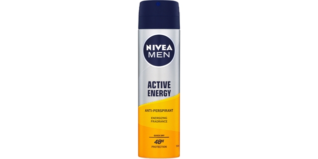 Nivea Men Sprej AP Active Energy 150ml                                                                                                                                                                                                                    