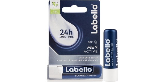 Labello Balzám na rty Active for Men                                                                                                                                                                                                                      