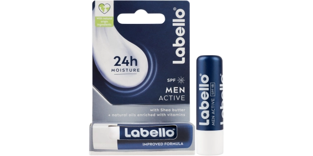 Labello Balzám na rty Active for Men                                                                                                                                                                                                                      