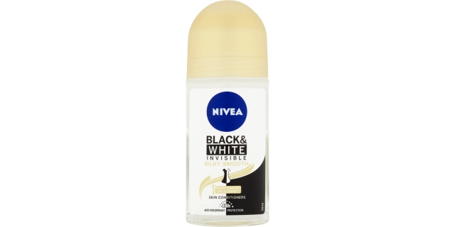Nivea Kuličkový AP B&W Invisible Silky Smooth 50ml                                                                                                                                                                                                        