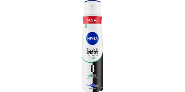 Nivea Sprej AP B&W Invisible Fresh 250ml                                                                                                                                                                                                                  