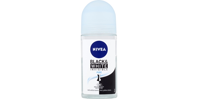 Nivea Kuličkový AP B&W Invisible Pure 50ml                                                                                                                                                                                                                