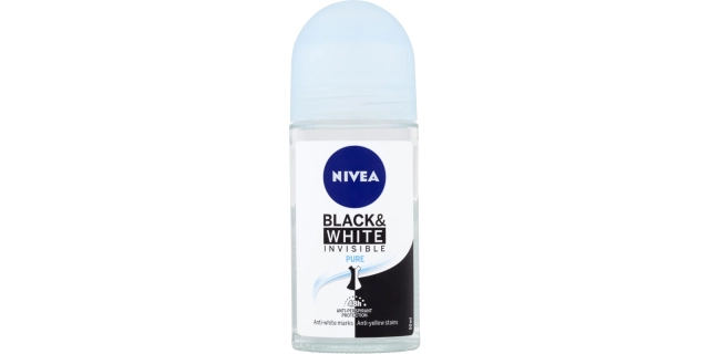 Nivea Kuličkový AP B&W Invisible Pure 50ml                                                                                                                                                                                                                