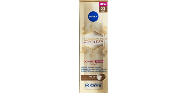 Nivea Luminous CC krém SPF 30 tmavý 40 ml                                                                                                                                                                                                                 