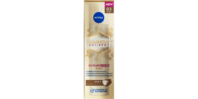 Nivea Luminous CC krém SPF 30 tmavý 40 ml                                                                                                                                                                                                                 