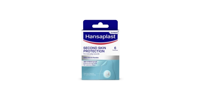 Hansaplast Hydrokoloidní náplast Second Skin 6 ks                                                                                                                                                                                                         