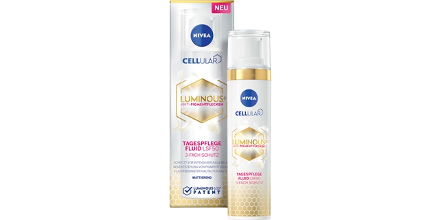 Nivea Luminous Zmatňující denní krém SPF 50, 40ml                                                                                                                                                                                                         