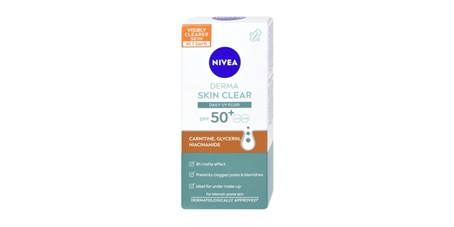 Nivea Derma Skin Denní UV Fluid SPF 50+ 40ml                                                                                                                                                                                                              