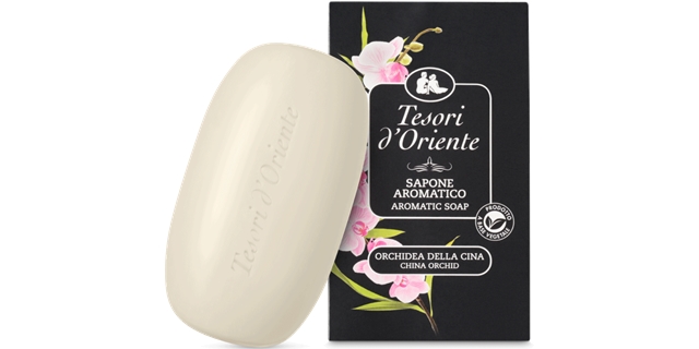 TESORI D'ORIENTE Mydlo 125g Orchidea                                                                                                                                                                                                                      