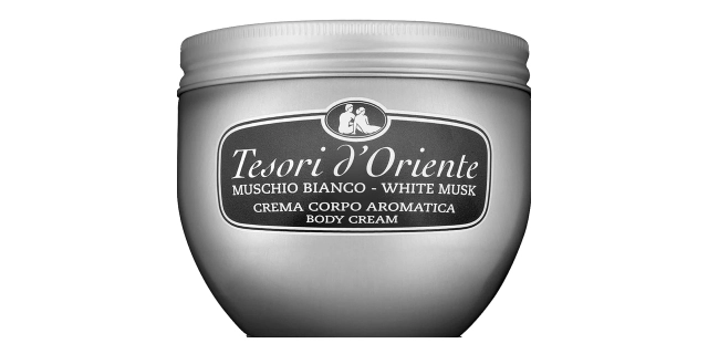 TESORI D'ORIENTE Tělový krém 300ml Muschio Bianco                                                                                                                                                                                                         