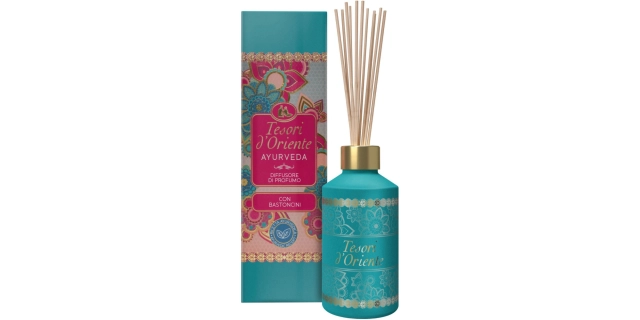 TESORI D'ORIENTE Difuzér s tyčinkami Ayurveda 200ml                                                                                                                                                                                                       